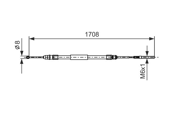 Bosch Handremkabel 1 987 477 531