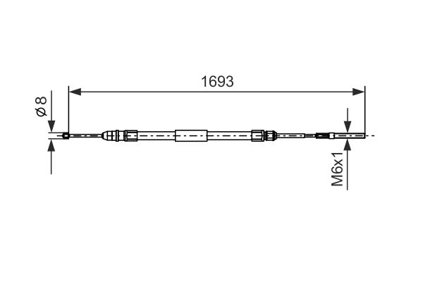 Bosch Handremkabel 1 987 477 532