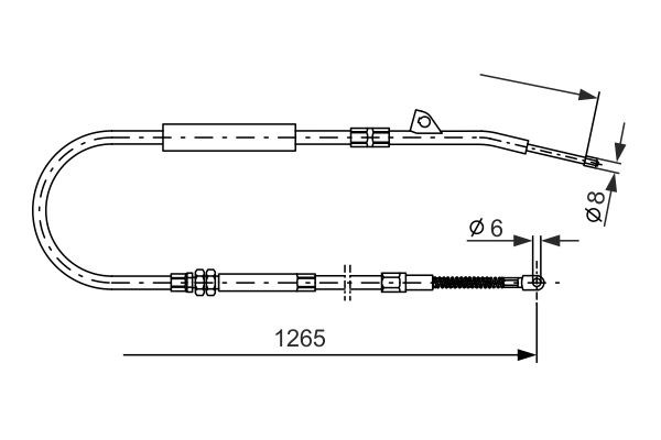Bosch Handremkabel 1 987 477 533