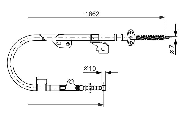 Handremkabel Bosch 1 987 477 535