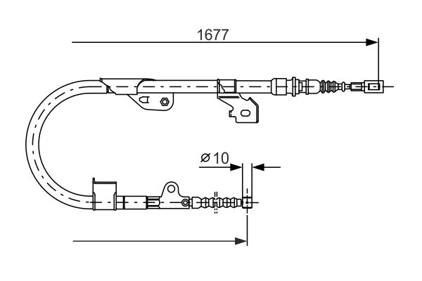 Bosch Handremkabel 1 987 477 536