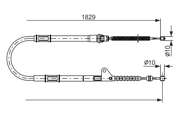 Handremkabel Bosch 1 987 477 545