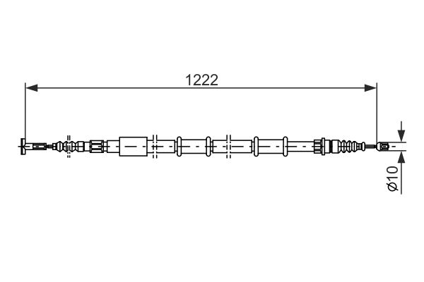 Bosch Handremkabel 1 987 477 555