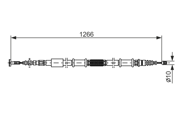 Bosch Handremkabel 1 987 477 556