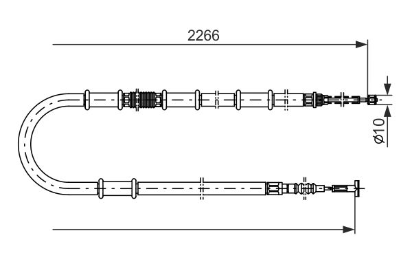 Handremkabel Bosch 1 987 477 559