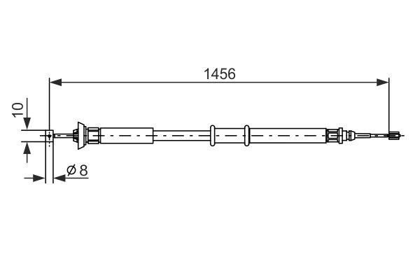 Bosch Handremkabel 1 987 477 561