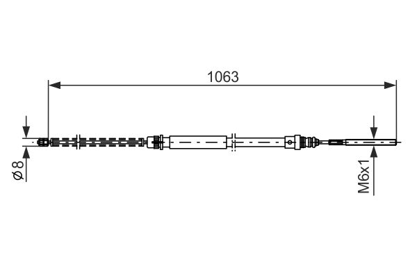 Handremkabel Bosch 1 987 477 568