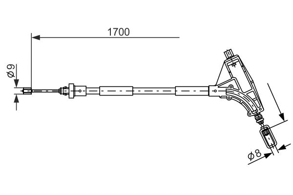 Bosch Handremkabel 1 987 477 575