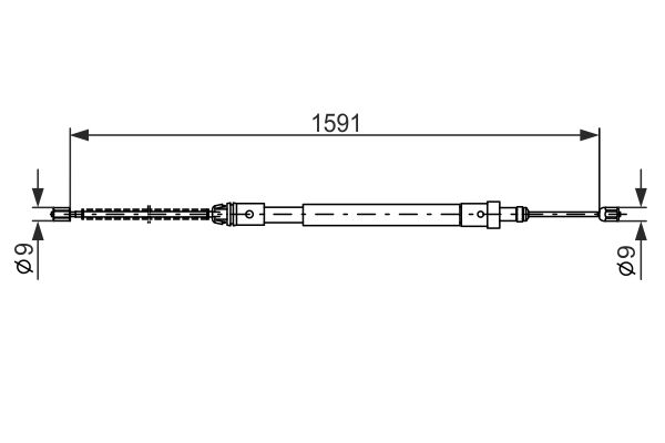 Bosch Handremkabel 1 987 477 580