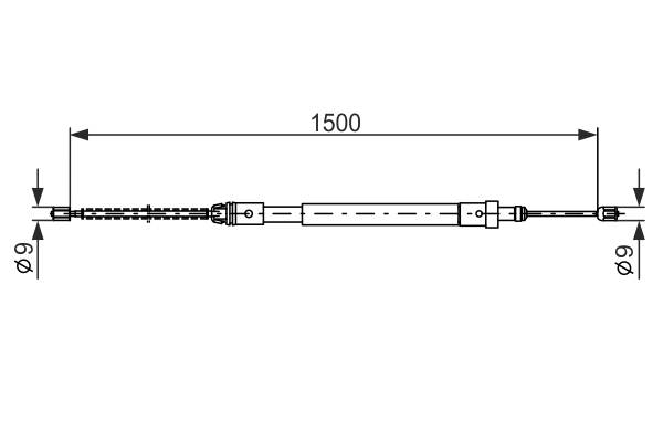 Bosch Handremkabel 1 987 477 581