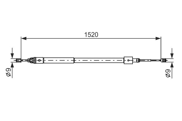 Bosch Handremkabel 1 987 477 585