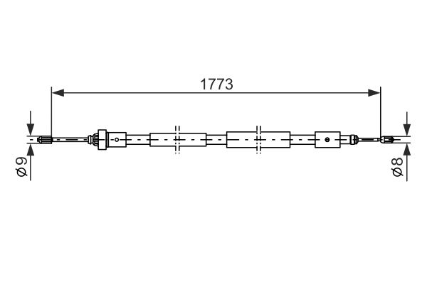 Bosch Handremkabel 1 987 477 590