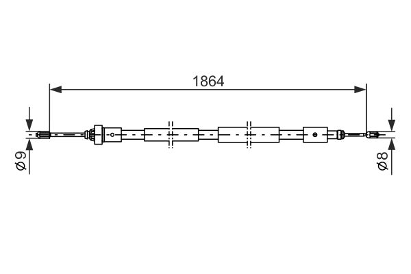 Bosch Handremkabel 1 987 477 591