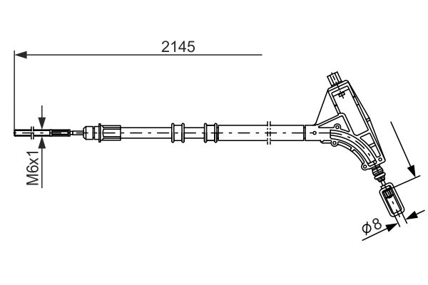 Handremkabel Bosch 1 987 477 592