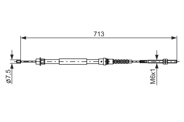 Handremkabel Bosch 1 987 477 594