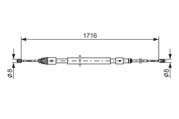 Bosch Handremkabel 1 987 477 599