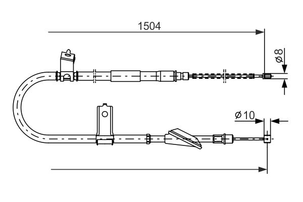 Bosch Handremkabel 1 987 477 611