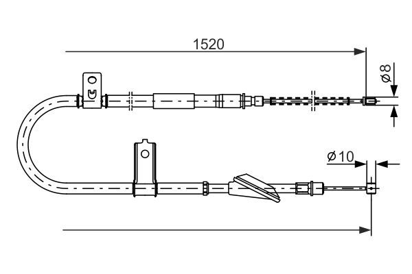 Bosch Handremkabel 1 987 477 613