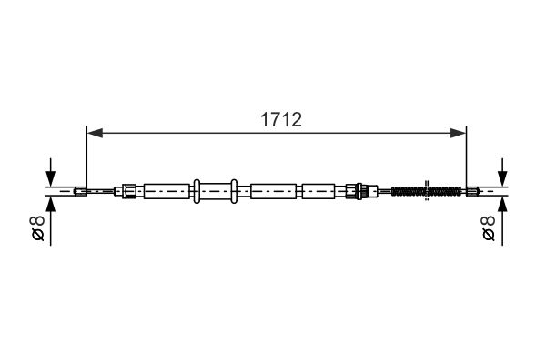 Bosch Handremkabel 1 987 477 618