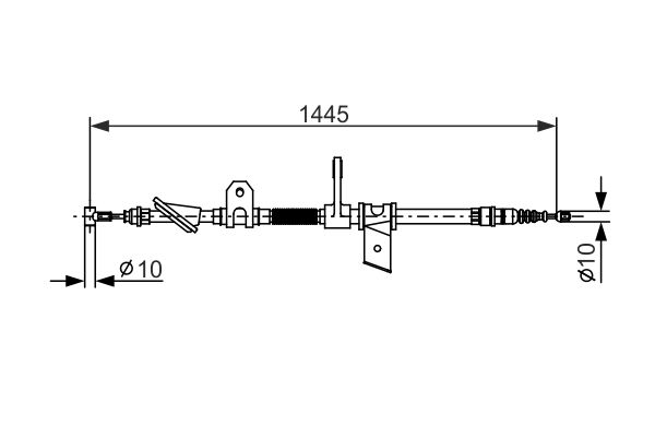 Handremkabel Bosch 1 987 477 624