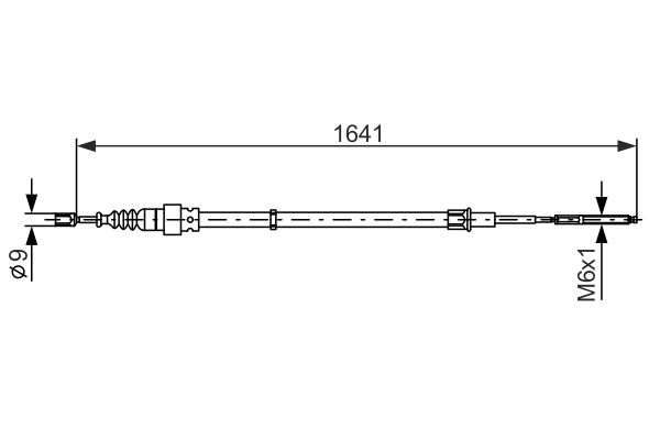 Bosch Handremkabel 1 987 477 627