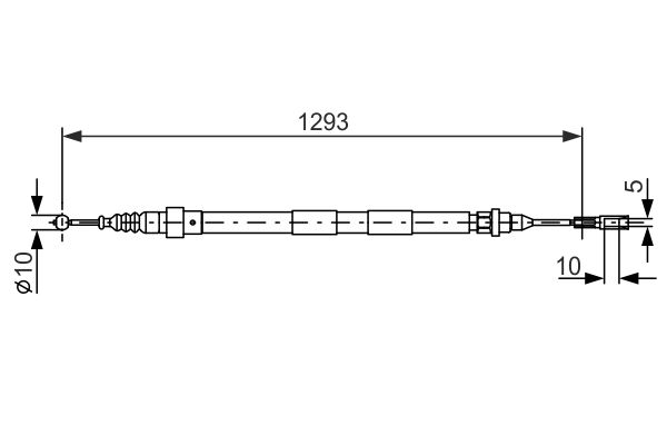 Bosch Handremkabel 1 987 477 630