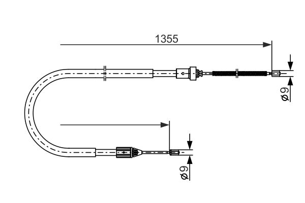 Handremkabel Bosch 1 987 477 644