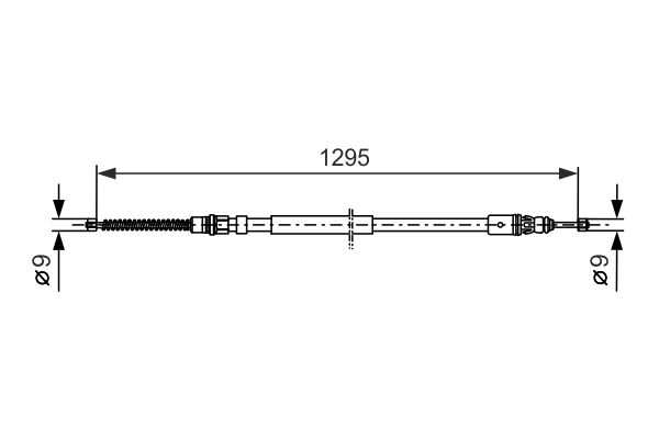 Bosch Handremkabel 1 987 477 664