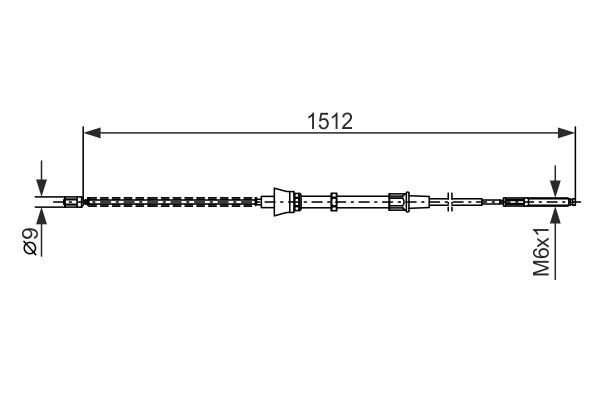 Bosch Handremkabel 1 987 477 679