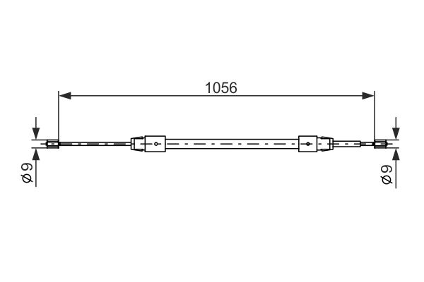 Bosch Handremkabel 1 987 477 692