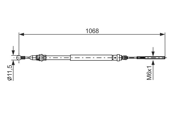 Bosch Handremkabel 1 987 477 713