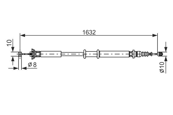 Bosch Handremkabel 1 987 477 722