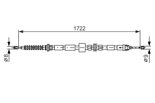 Bosch Handremkabel 1 987 477 733