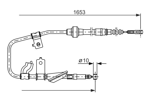 Handremkabel Bosch 1 987 477 738