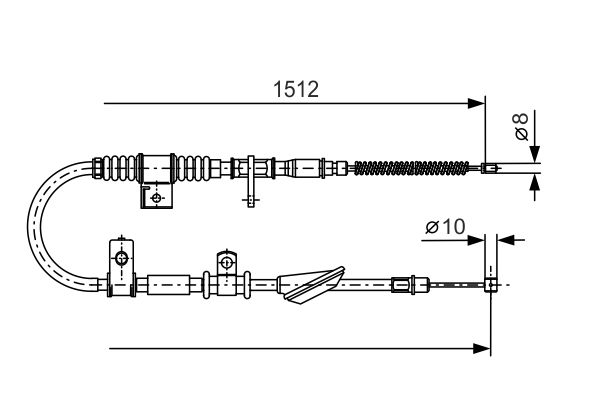 Handremkabel Bosch 1 987 477 742