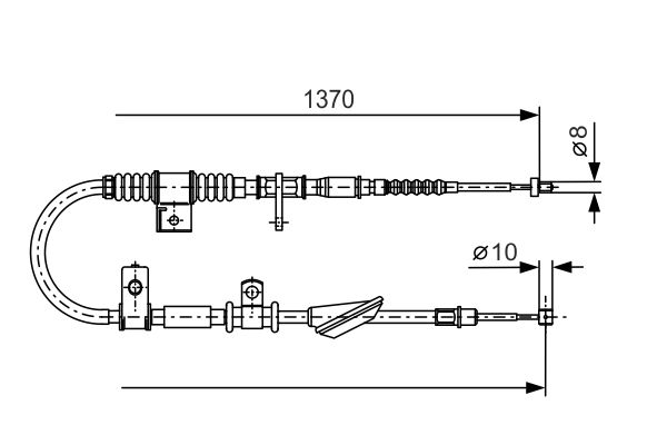 Bosch Handremkabel 1 987 477 743
