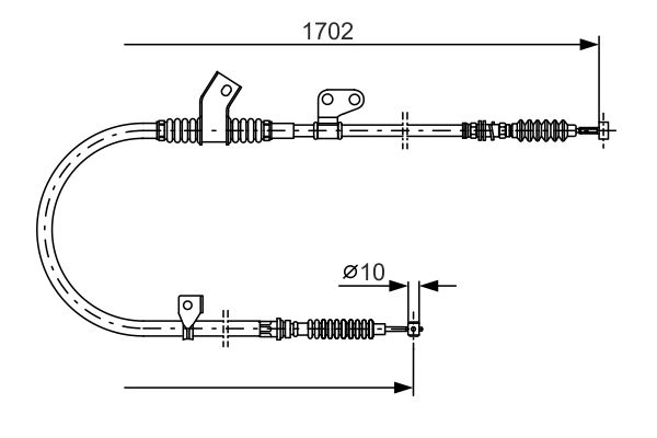 Handremkabel Bosch 1 987 477 747