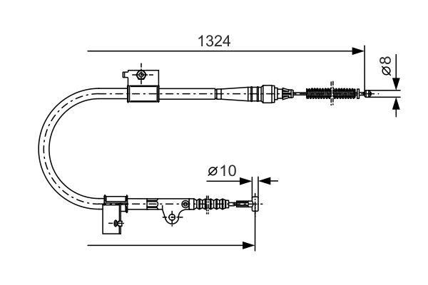 Bosch Handremkabel 1 987 477 756