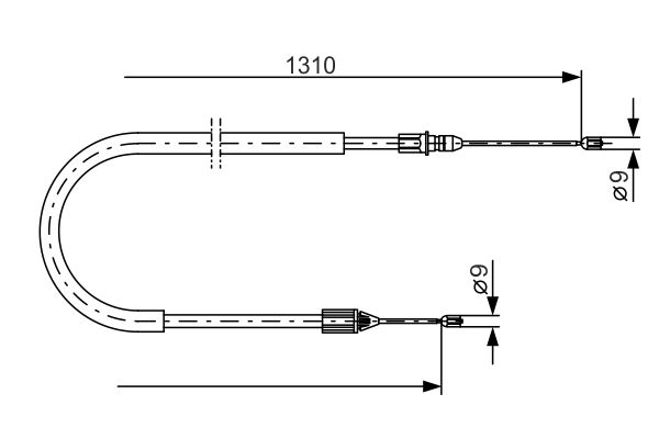 Bosch Handremkabel 1 987 477 777