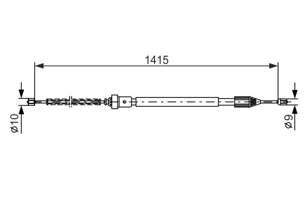 Bosch Handremkabel 1 987 477 782