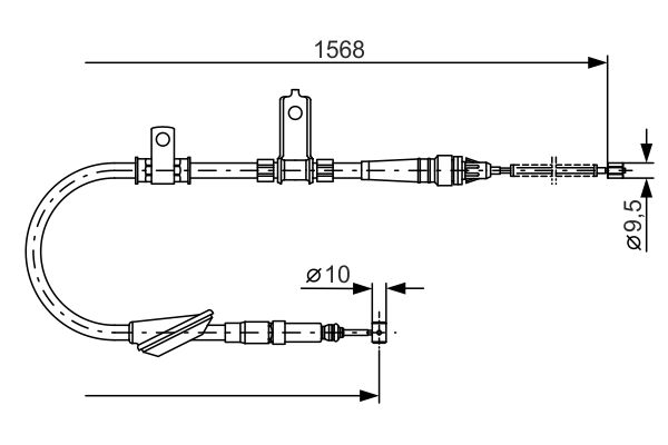 Bosch Handremkabel 1 987 477 790