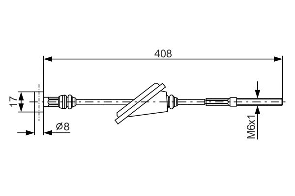 Handremkabel Bosch 1 987 477 794