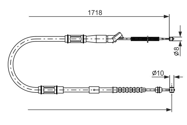 Bosch Handremkabel 1 987 477 797