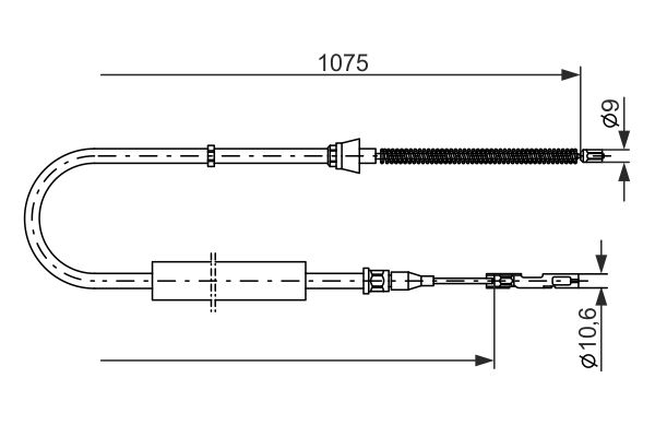 Bosch Handremkabel 1 987 477 808