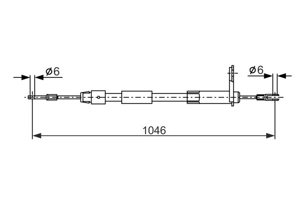 Bosch Handremkabel 1 987 477 809