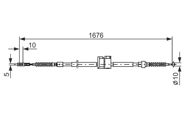 Bosch Handremkabel 1 987 477 815