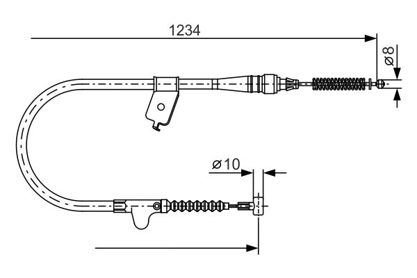 Handremkabel Bosch 1 987 477 816