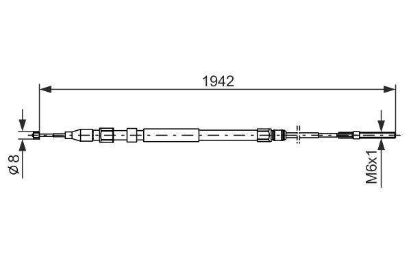 Bosch Handremkabel 1 987 477 820