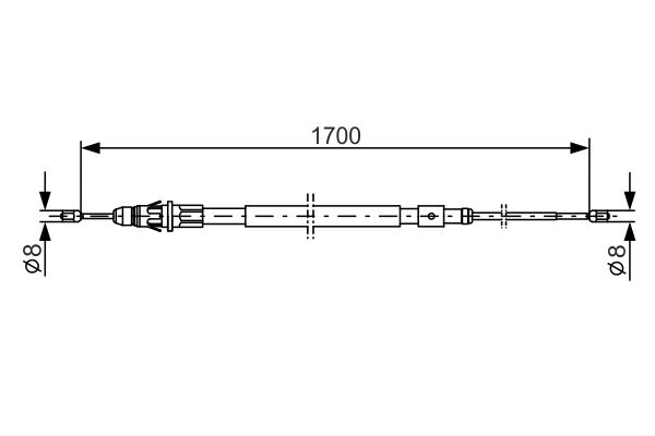 Handremkabel Bosch 1 987 477 823