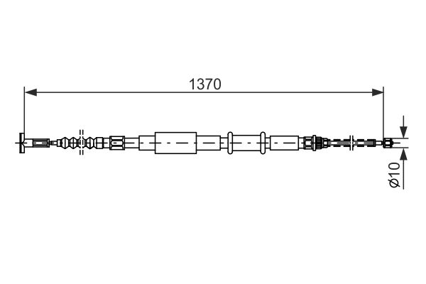 Bosch Handremkabel 1 987 477 827